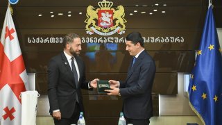 Аргишти Кярамян встретился в Тбилиси с генеральным прокурором Грузии Ираклием Шотадзе (фото)